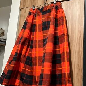 KATE SPADE PLAID SKIRT